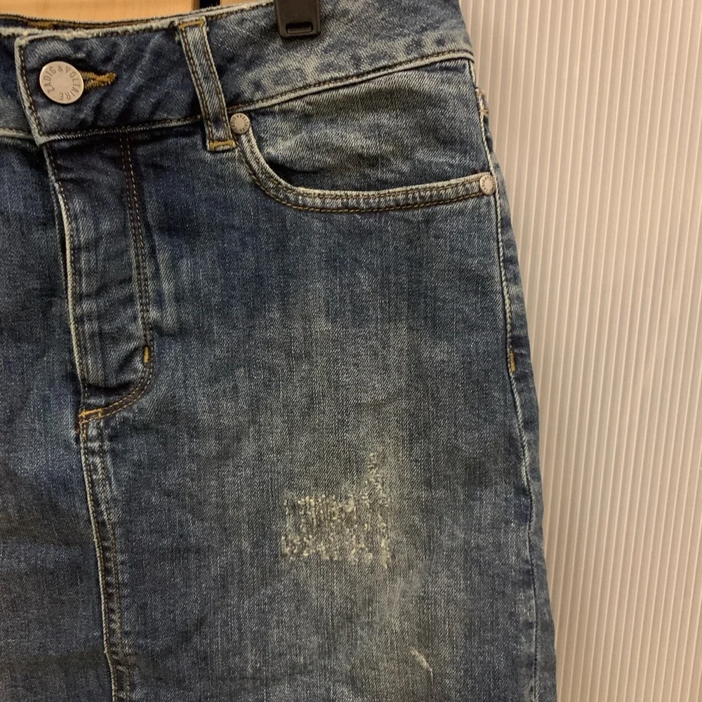 Zadig & Voltaire denim mini skirt in blue color Size Small - Picture 9 of 16